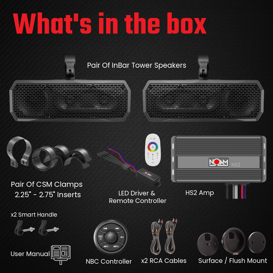 InBar B Marine Mounts Kit NCRGB-4S LED Driver