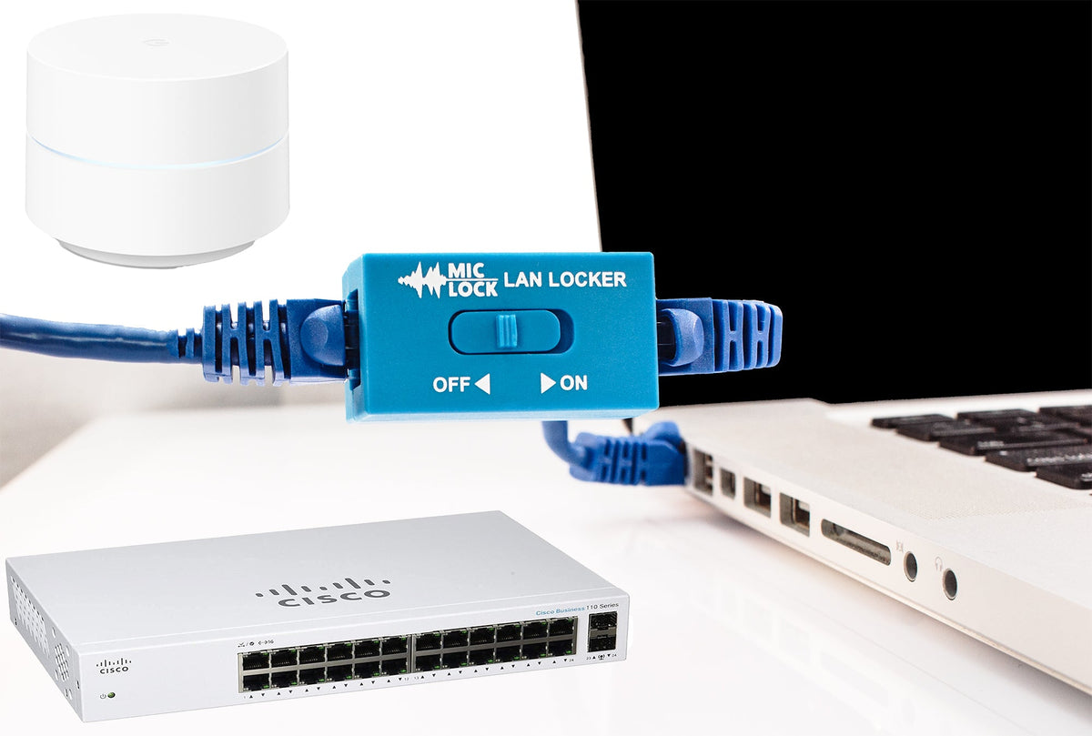 LAN Locker Electro-Mechanical Switch Ethernet Disconnect Device