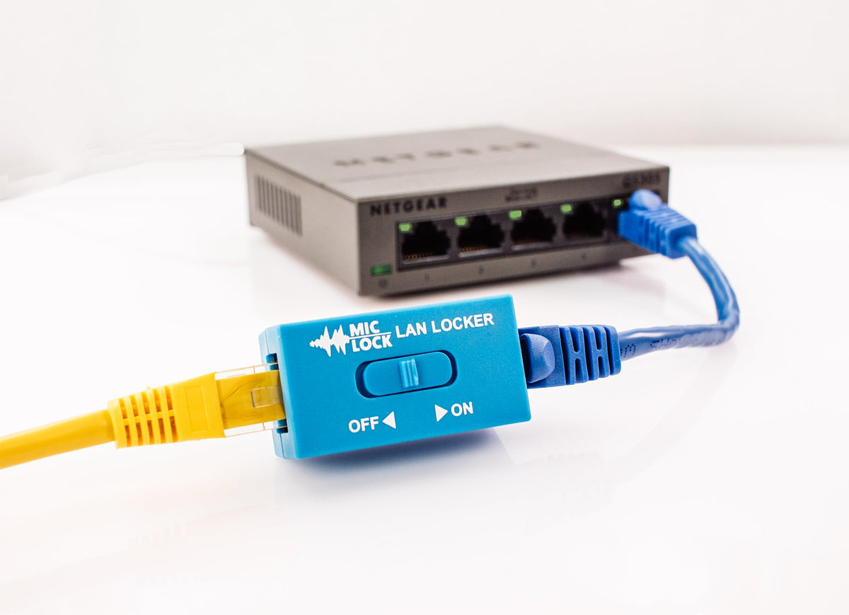 LAN Locker Electro-Mechanical Switch Ethernet Disconnect Device