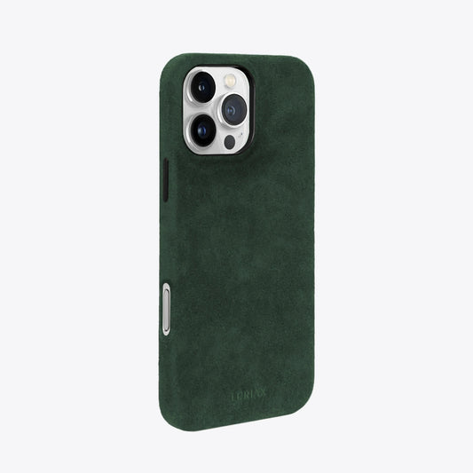 Italian Alcantara Handcrafted iPhone 16 Case Luriax