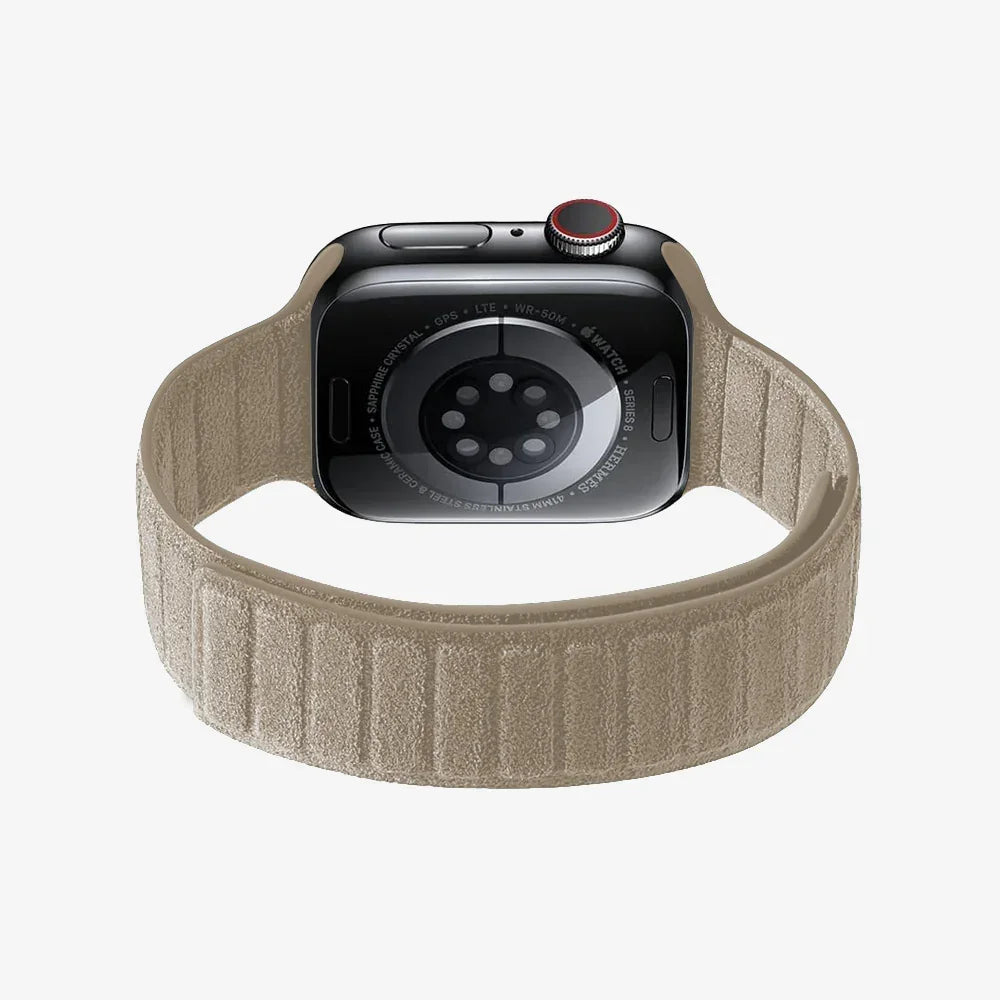 Magnetic Closure Italian Alcantara® Band Apple Watch Luriax