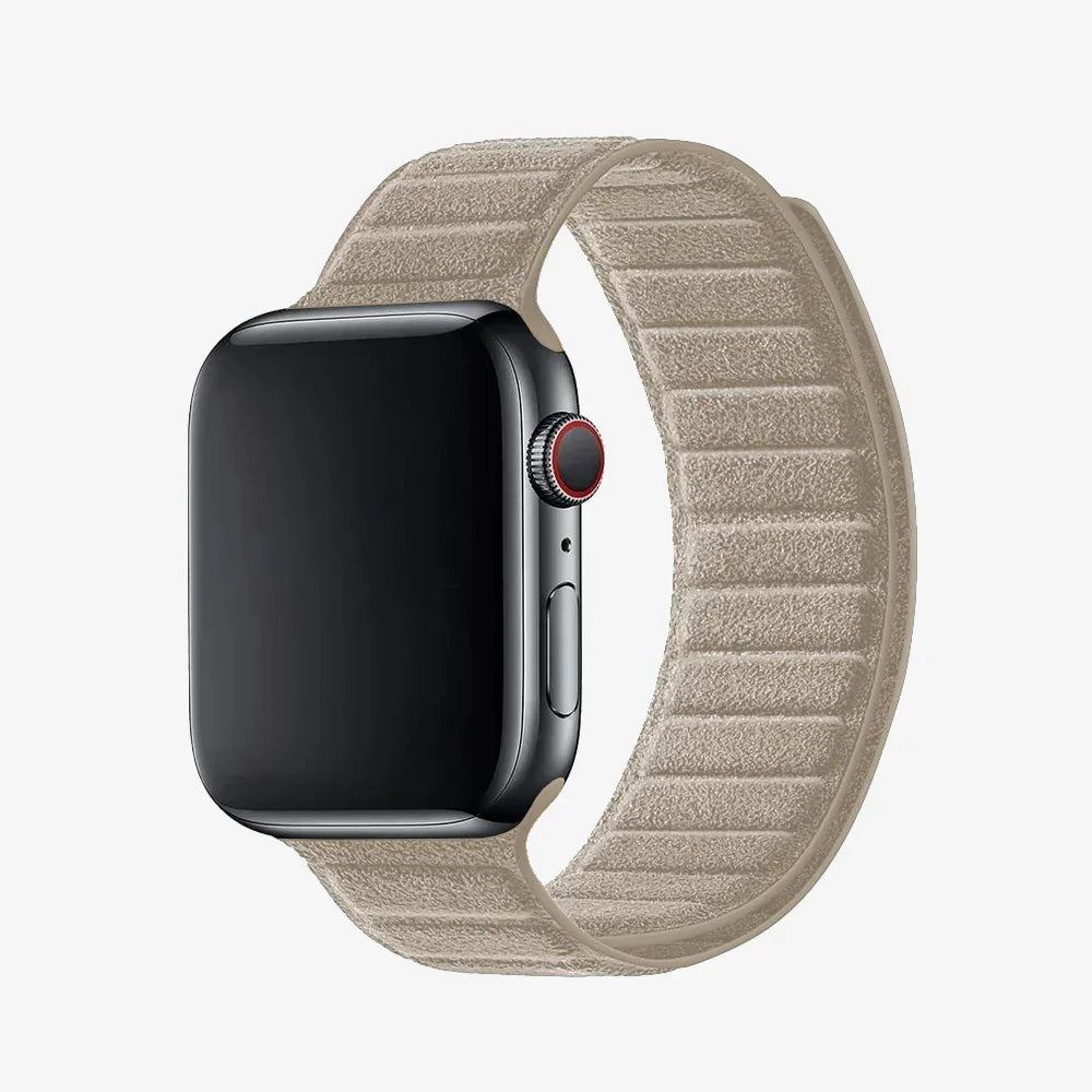 Magnetic Closure Italian Alcantara® Band Apple Watch Luriax