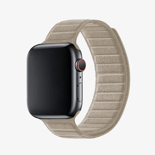 Magnetic Closure Italian Alcantara® Band Apple Watch Luriax