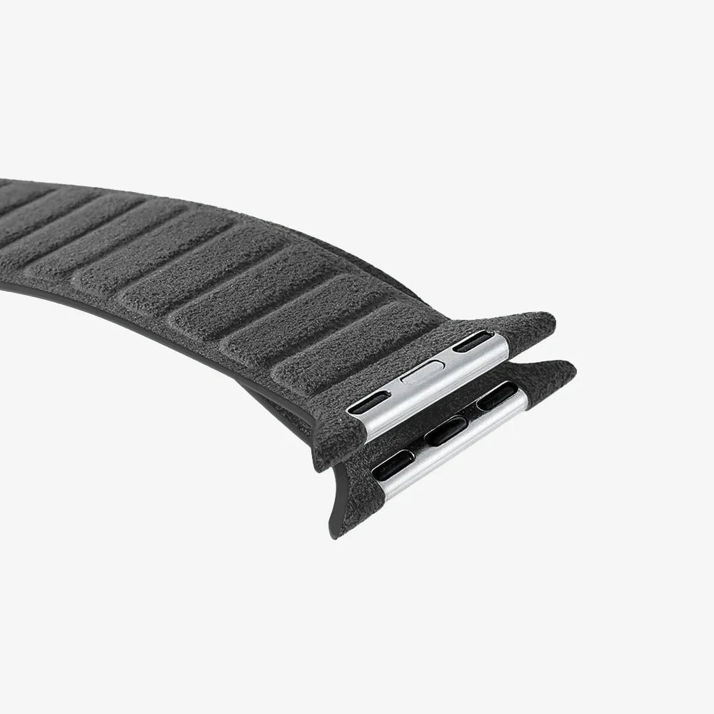 Magnetic Band Secure Closure Italian Alcantara® Apple Watch Band Luriax