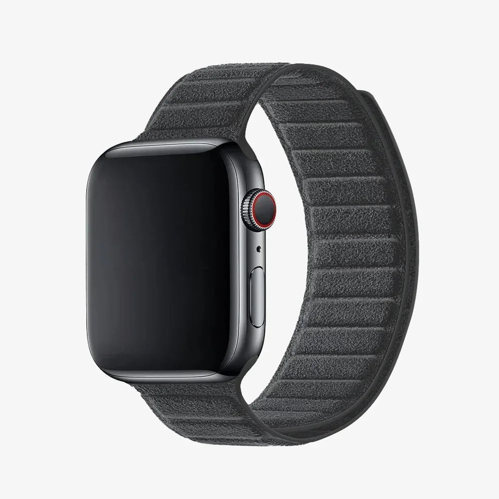 Magnetic Band Secure Closure Italian Alcantara® Apple Watch Band Luriax