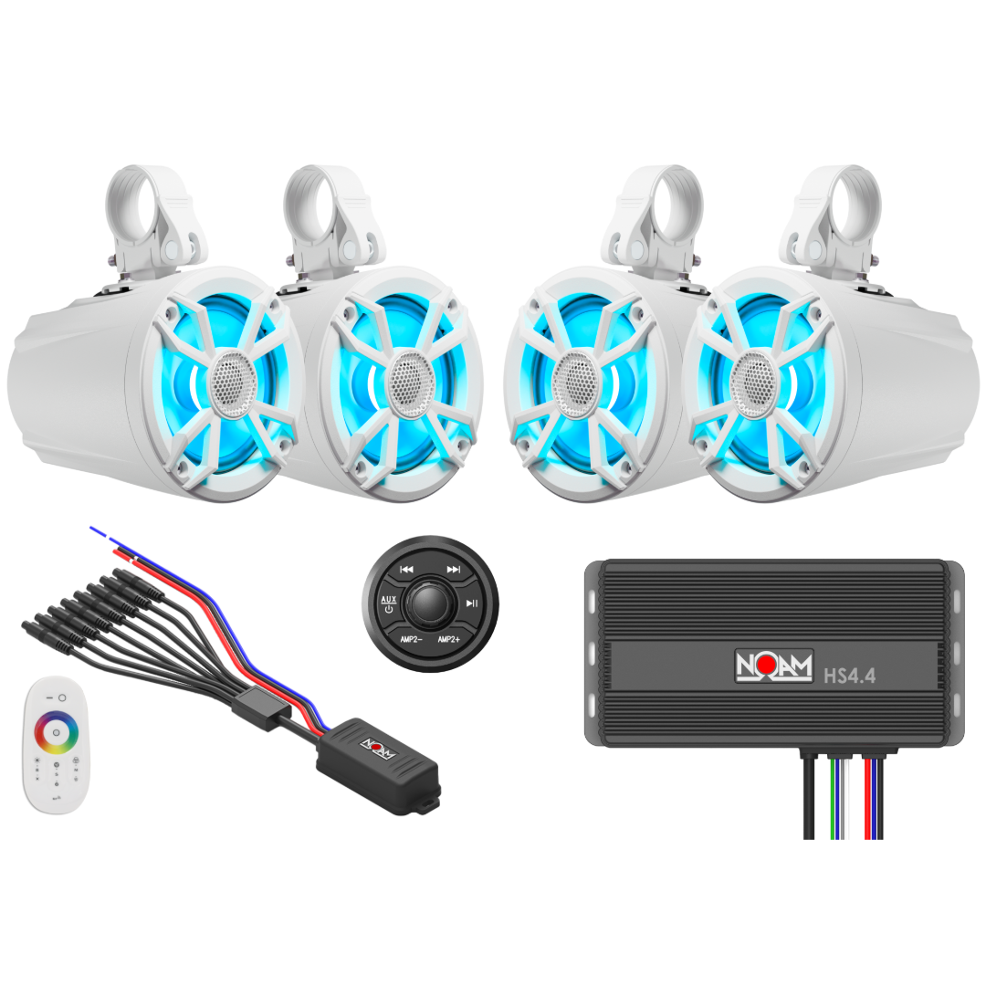 NUTV5 QUAD W Marine Mounts Kit with CSM-W Clamps