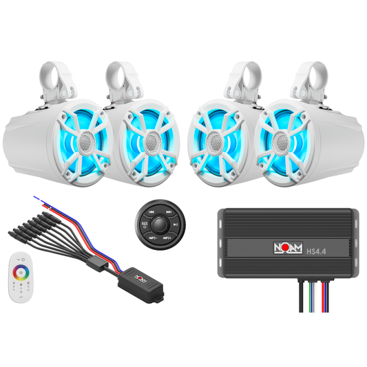 NUTV5 QUAD W Marine Mounts Kit with CSM-W Clamps
