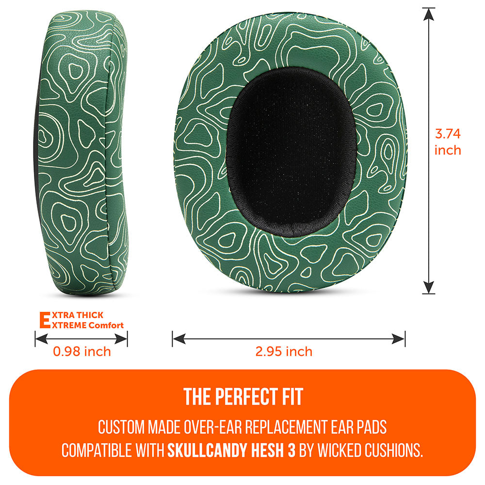 Skullcandy Hesh 3 Replacement Earpads PU Leather Over-Ear Cushions