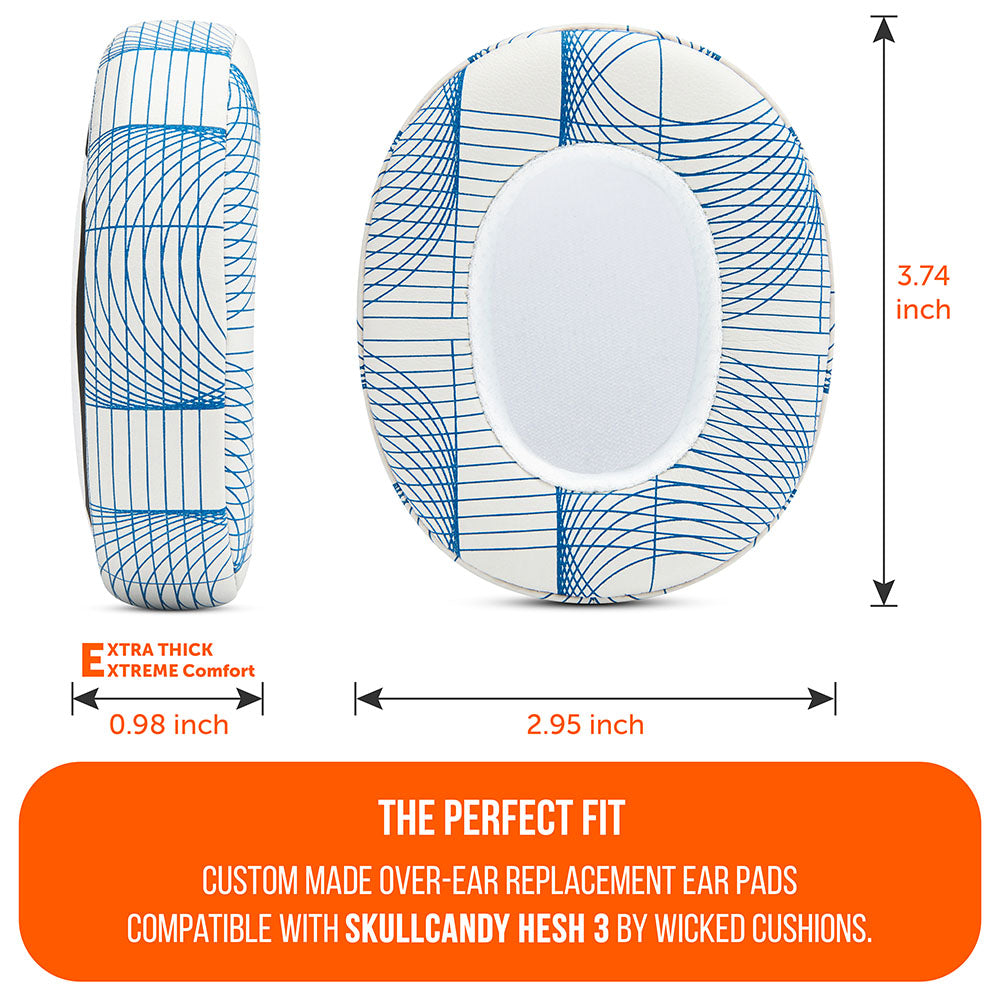 Skullcandy Hesh 3 Replacement Earpads PU Leather Over-Ear Cushions