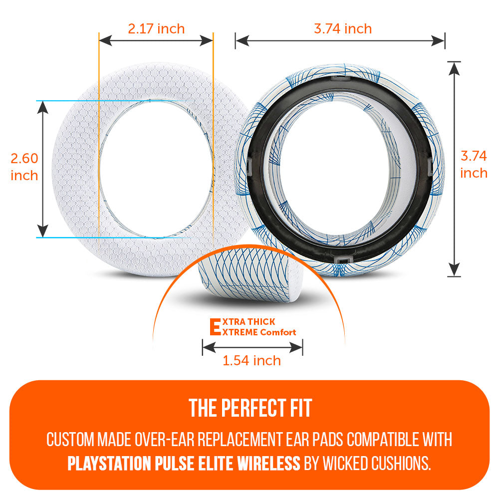 Cooling Gel Earpads PlayStation Pulse Elite Wireless WC FreeZe Pulse Elite