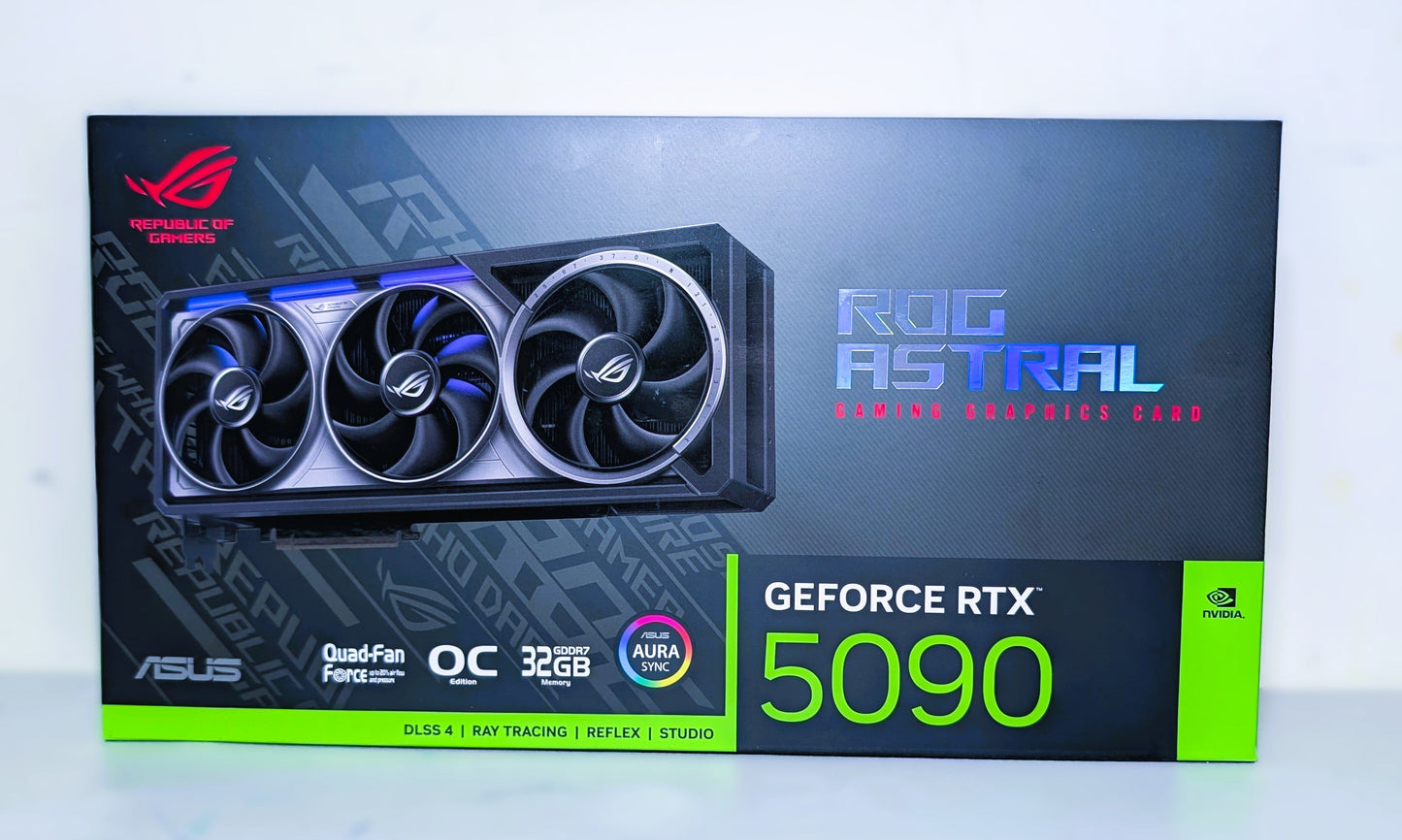 GeForce RTX 5090 32GB GDDR7 Graphics Card ASUS ROG Astral