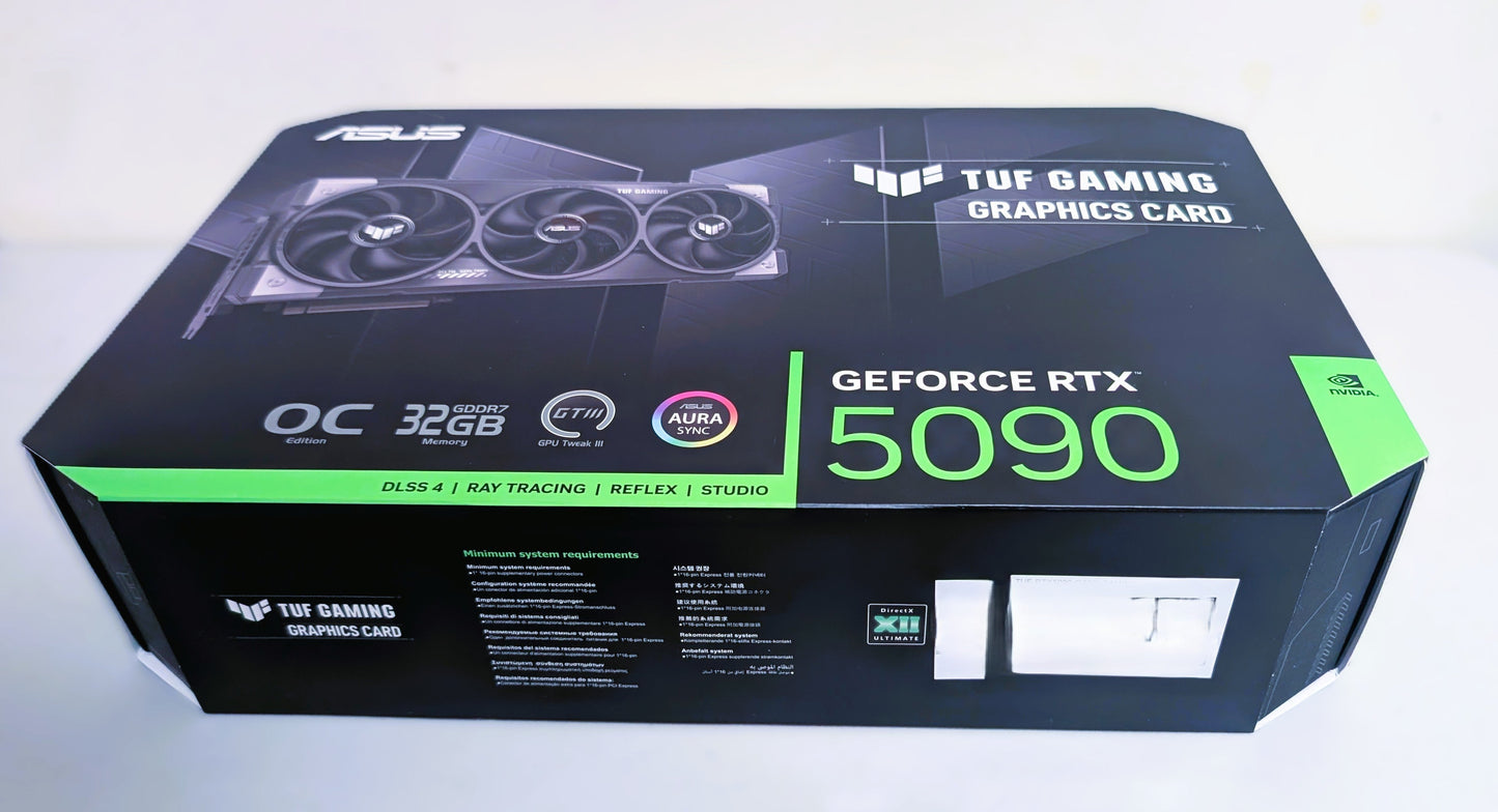 ASUS TUF OC Gaming 32GB GDDR7 Graphics GeForce RTX 5090