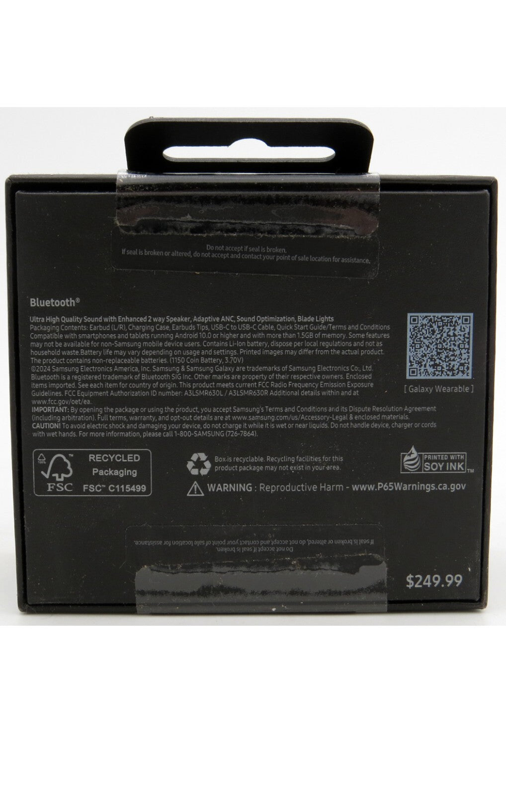 Samsung Galaxy Buds 3 Pro Active Noise Cancellation Silver Earbuds