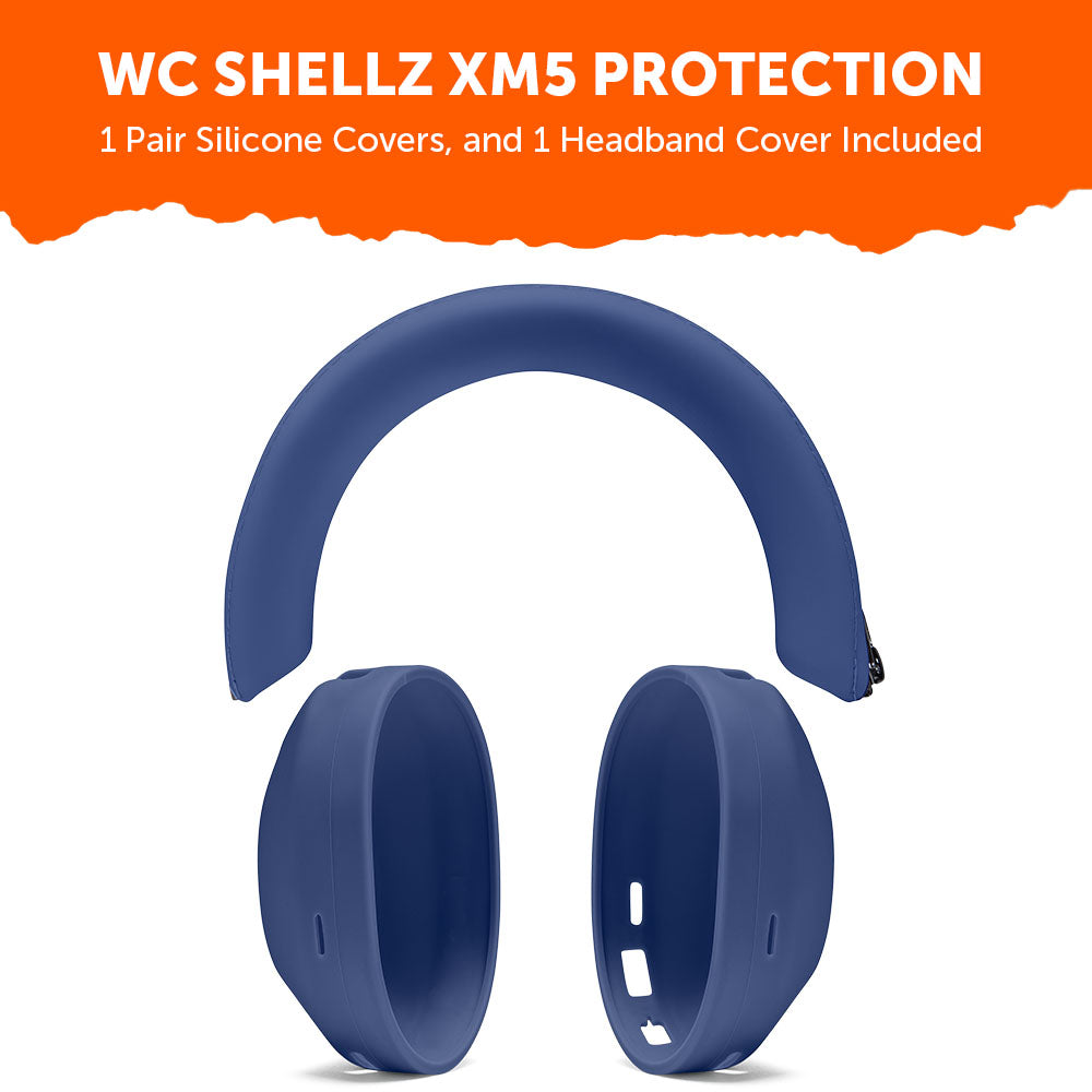 Sony XM5 Protective Silicone Shell Cover Headband WC ShellZ XM5