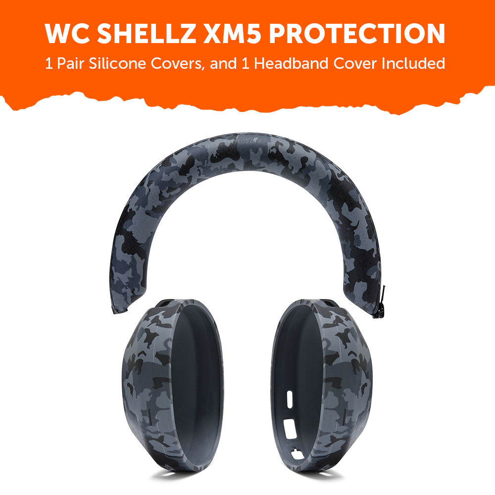 Sony XM5 Protective Silicone Shell Cover Headband WC ShellZ XM5