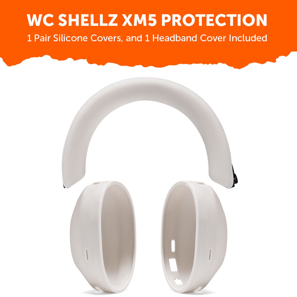 Sony XM5 Protective Silicone Shell Cover Headband WC ShellZ XM5