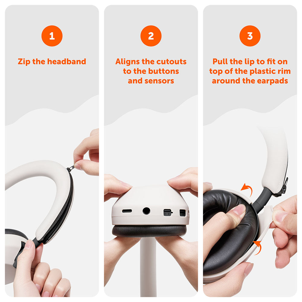 Sony XM5 Protective Silicone Shell Cover Headband WC ShellZ XM5