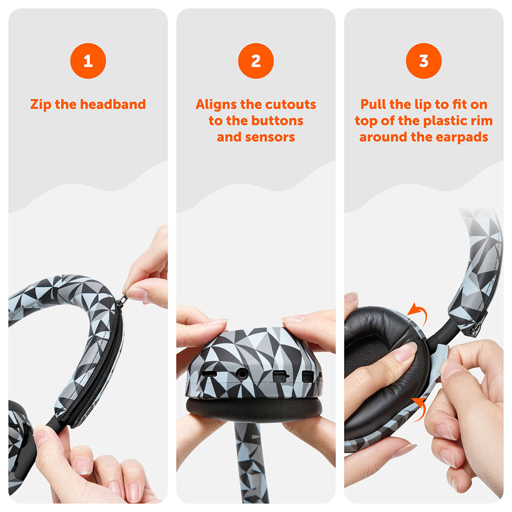 Sony XM5 Protective Silicone Shell Cover Headband WC ShellZ XM5