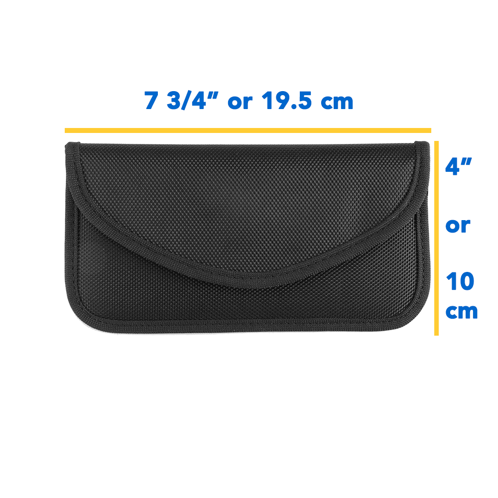 Signal Blocking Faraday Bag Durable Nylon Protective Pouch