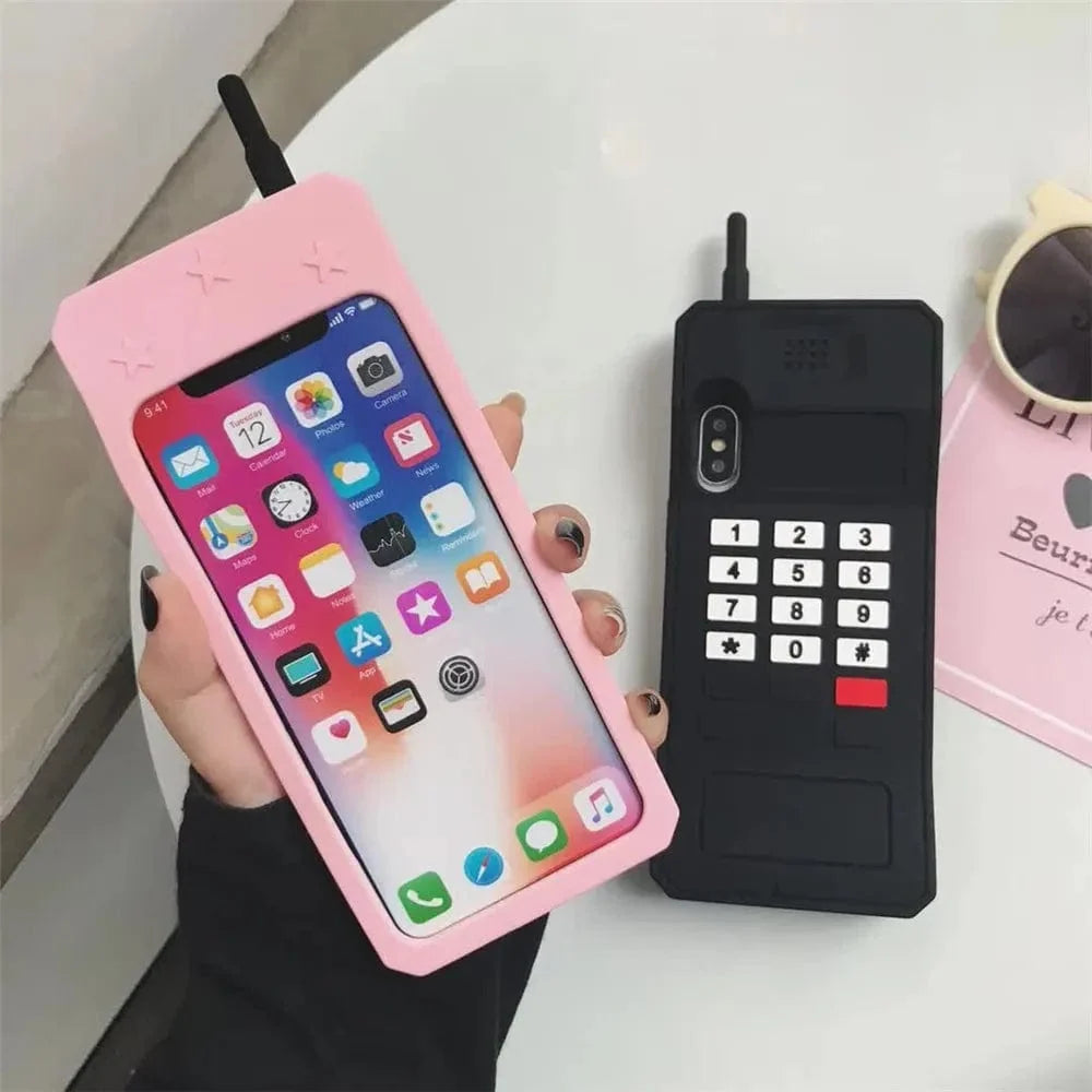3D Cartoon TPU Silicone Mobile Phone iPhone Case