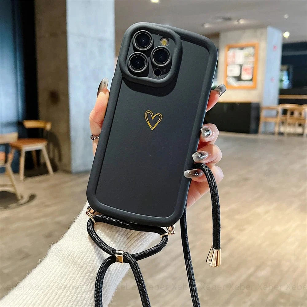HeartLink Crossbody iPhone Case Vogueen
