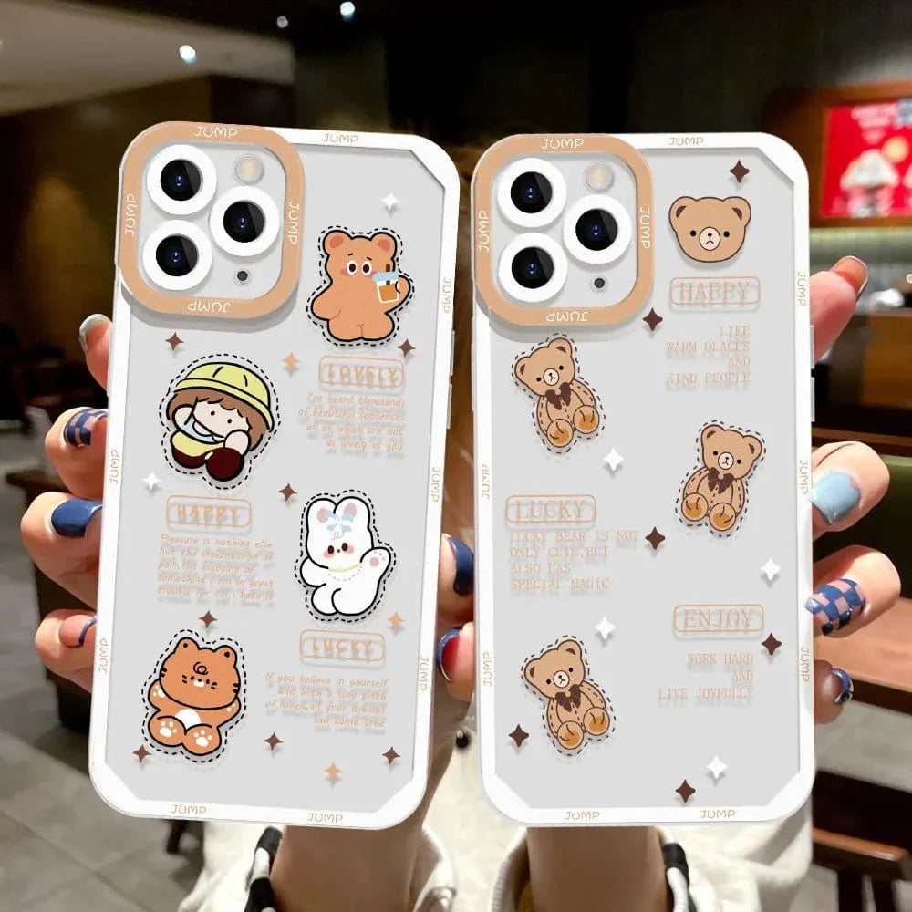 Cartoon Panda Full Body Protective iPhone Case Apple