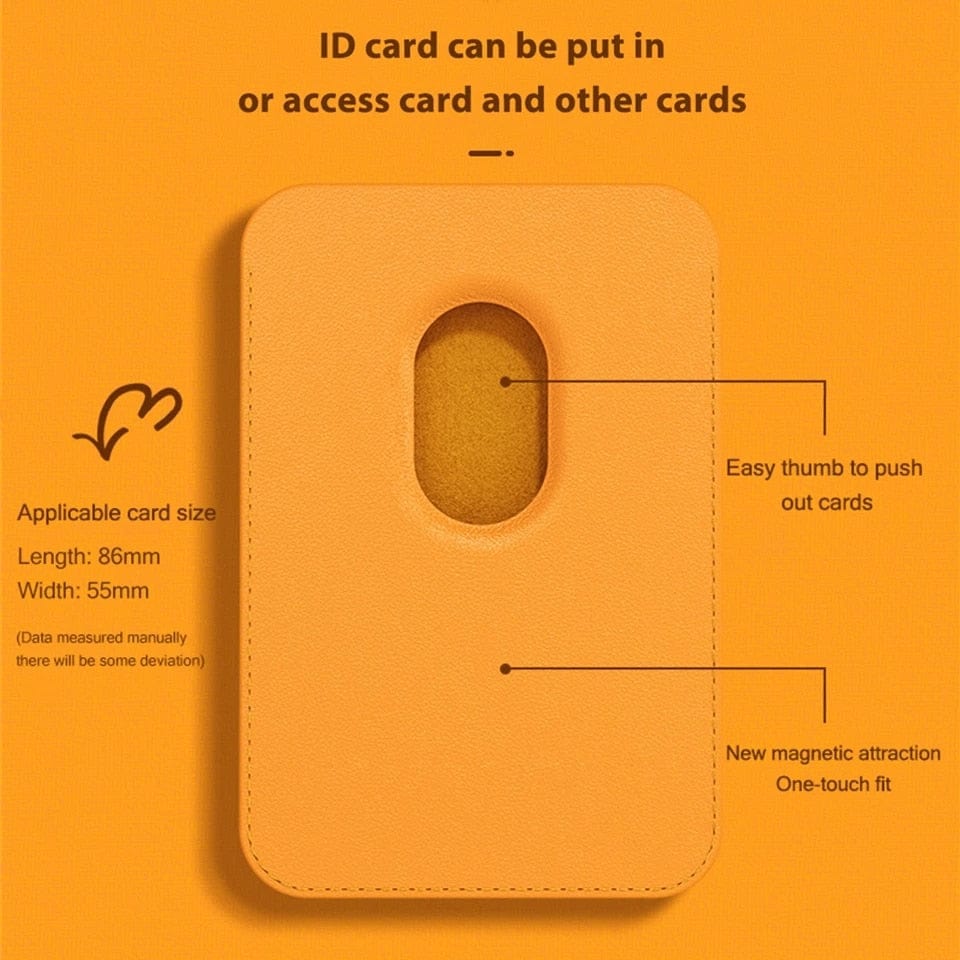 iPhone Leather Wallet with MagSafe Wallet Vogueen