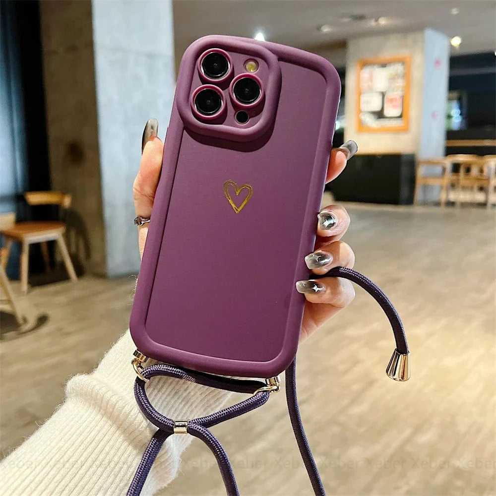 HeartLink Crossbody iPhone Case Vogueen