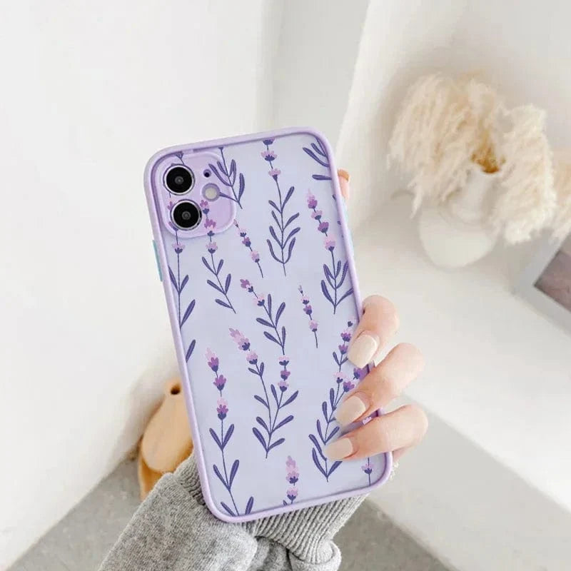 Fashion Cute Flower Full Body Protective iPhone Case