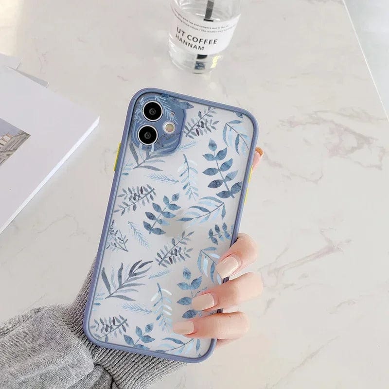 Fashion Cute Flower Full Body Protective iPhone Case