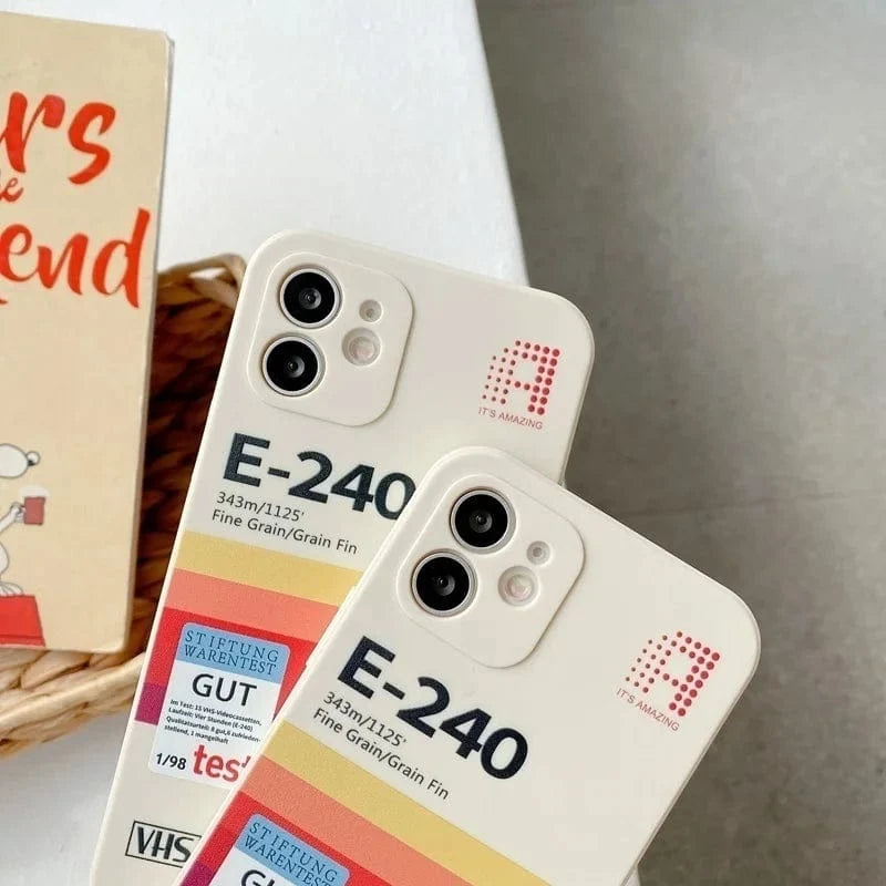 Retro Vibes VHS Label iPhone Case Vogueen