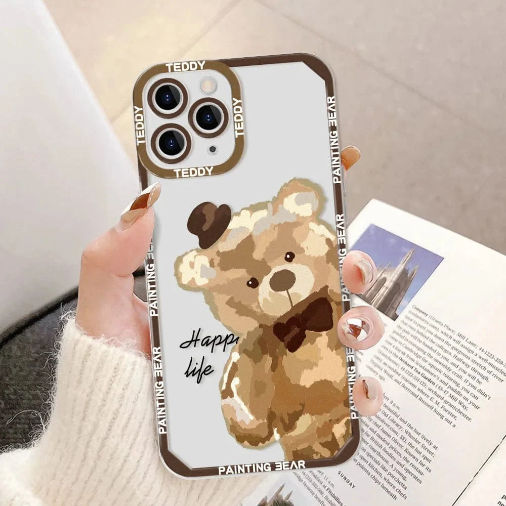 Cartoon Panda Full Body Protective iPhone Case Apple