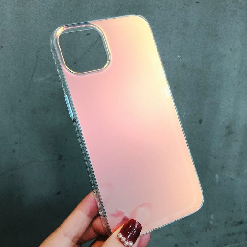 Luxury Rainbow Laser Aurora TPU Protective iPhone Case
