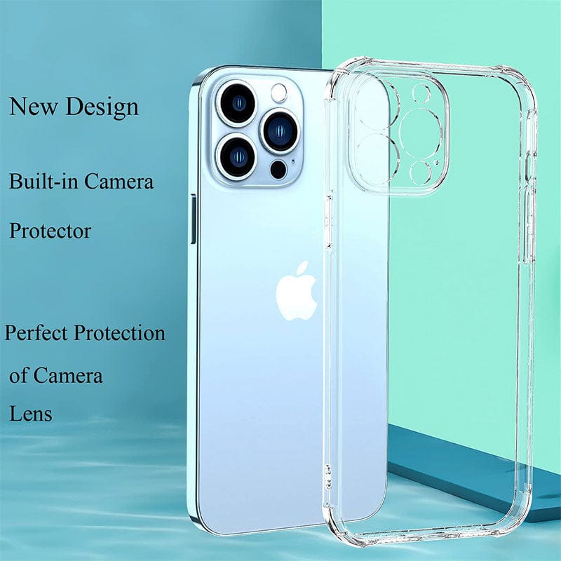 iPhone Shockproof Clear Case Full Body Protective Phone Cover Apple