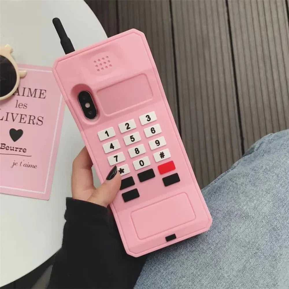 3D Cartoon TPU Silicone Mobile Phone iPhone Case