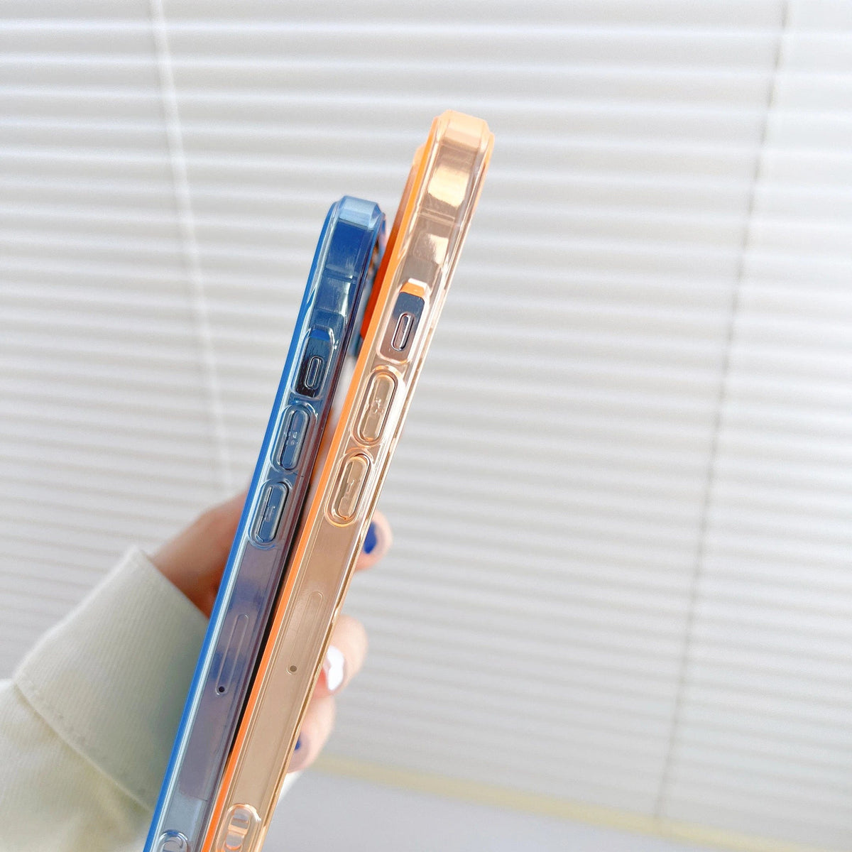 Clear Candy Color Full Body Protective iPhone Case