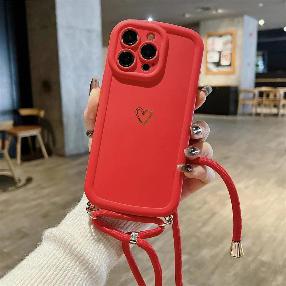 HeartLink Crossbody iPhone Case Vogueen