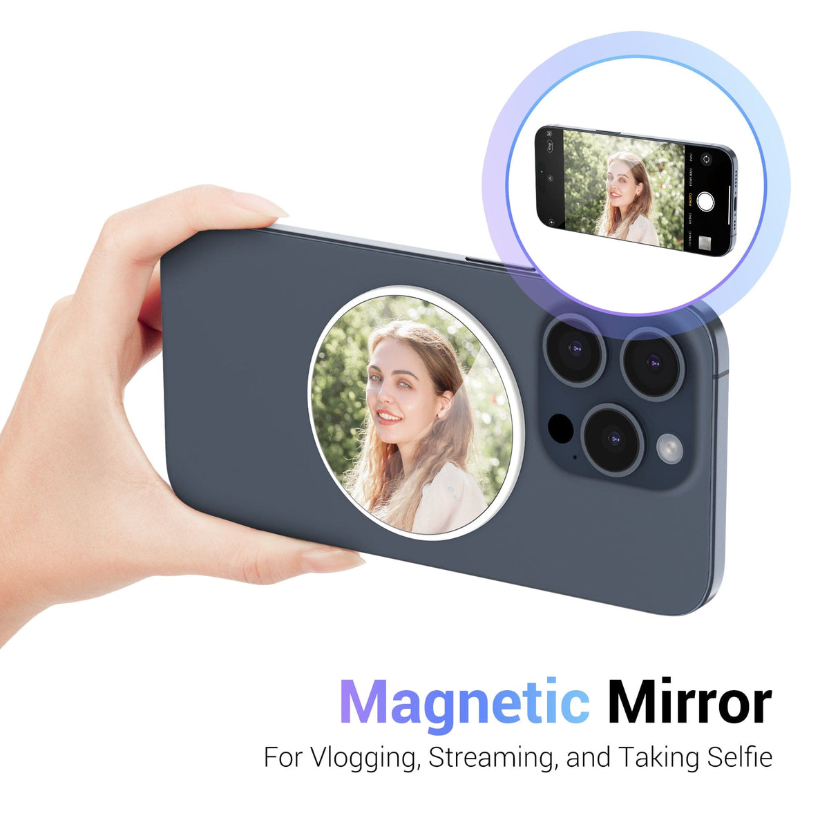 Magnetic Selfie Mirror Large 2.2'' Phone Accessory Vogueen
