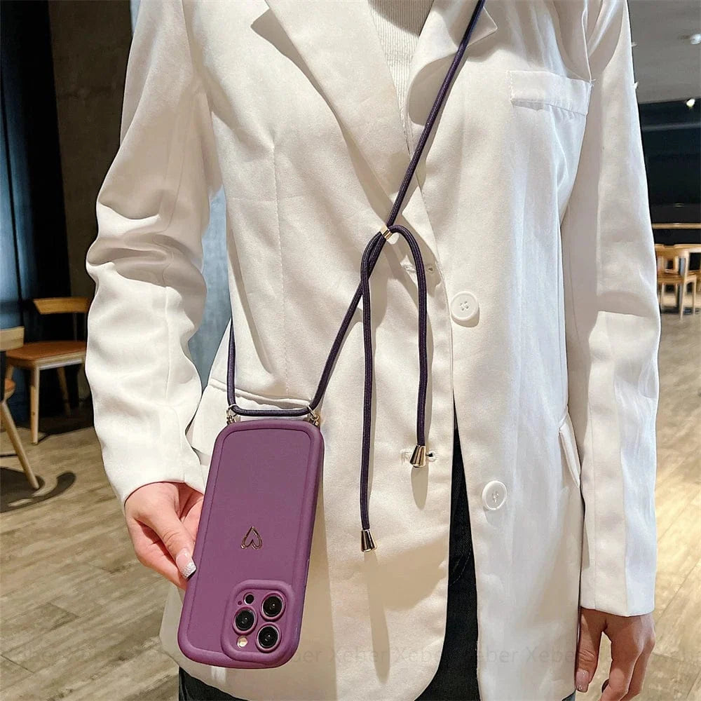 HeartLink Crossbody iPhone Case Vogueen