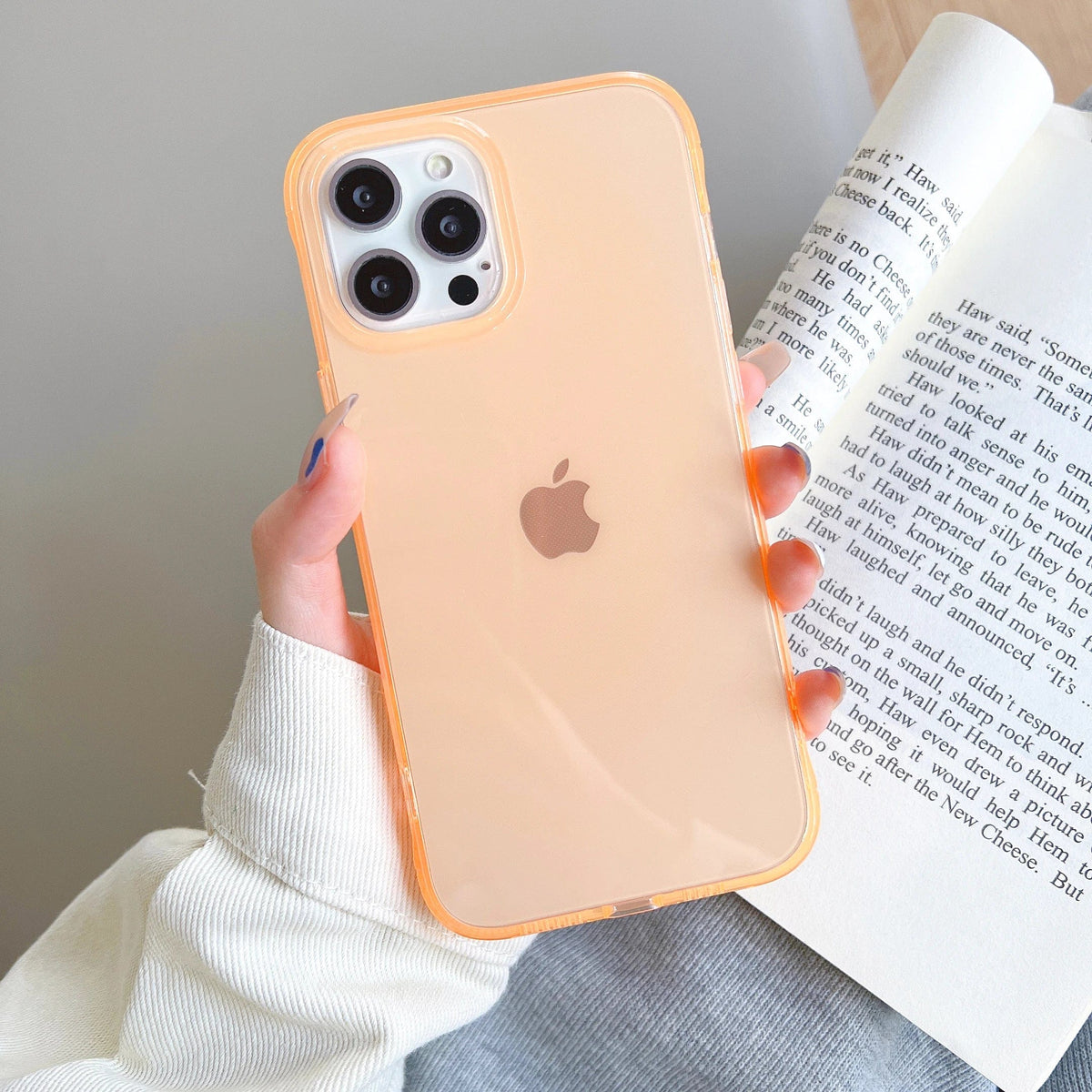 Clear Candy Color Full Body Protective iPhone Case