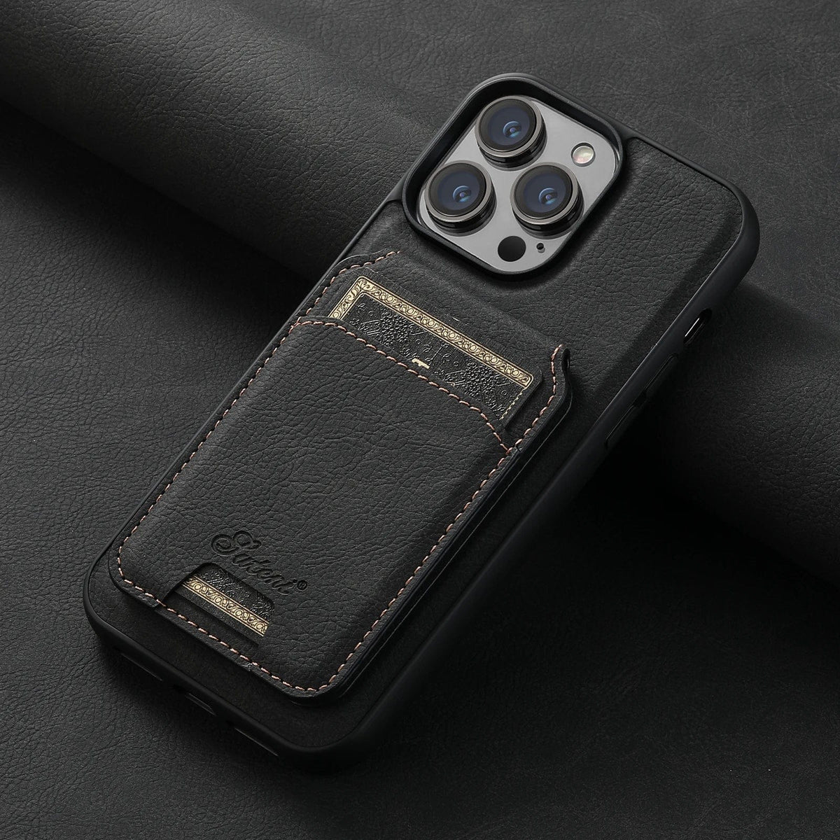 Leather Magnetic Wallet iPhone Case Vogueen