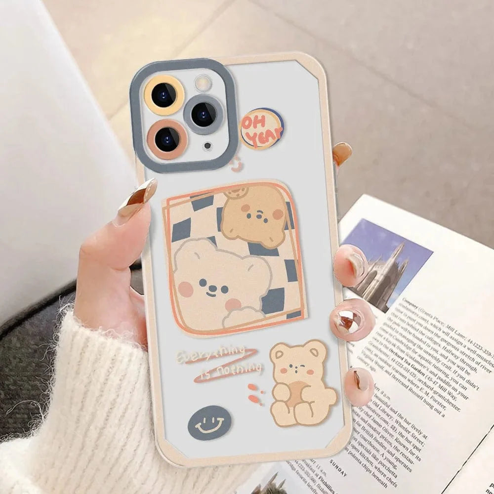 Cartoon Panda Full Body Protective iPhone Case Apple