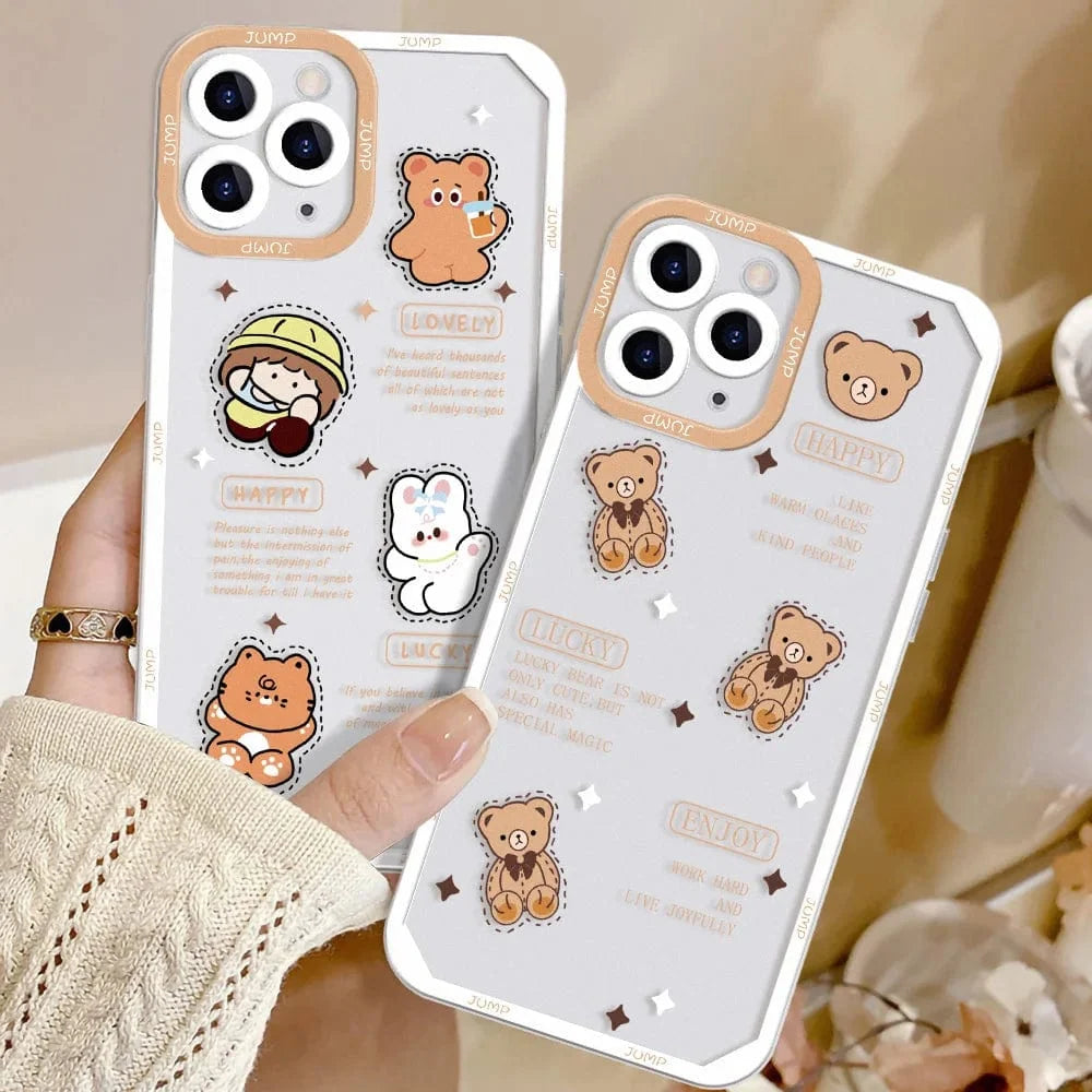 Cartoon Panda Full Body Protective iPhone Case Apple