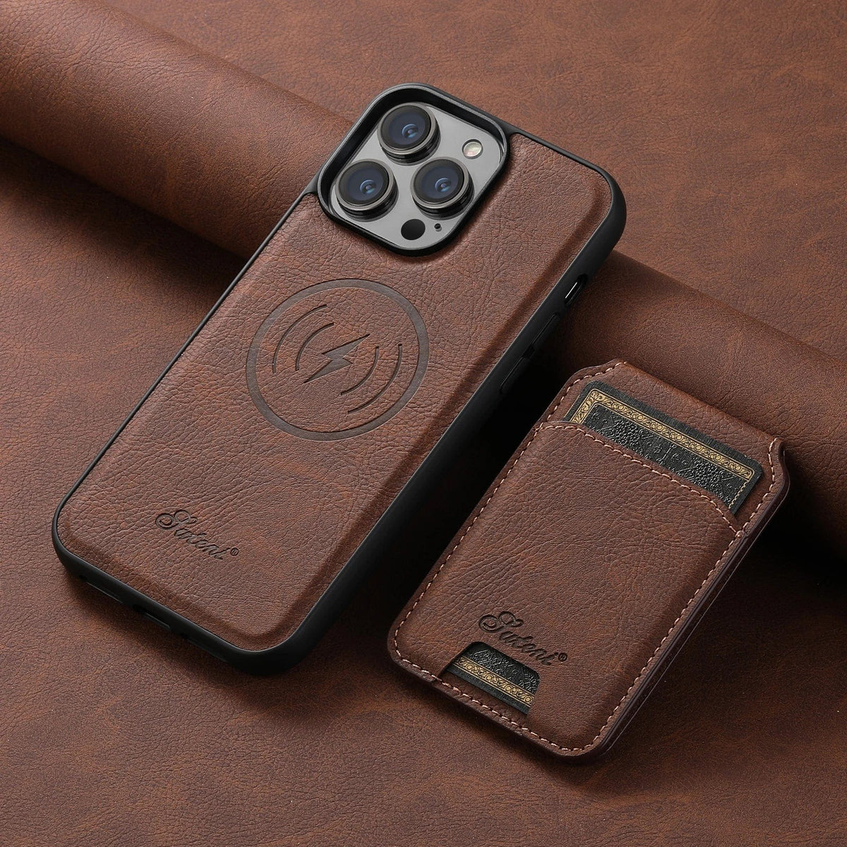 Leather Magnetic Wallet iPhone Case Vogueen