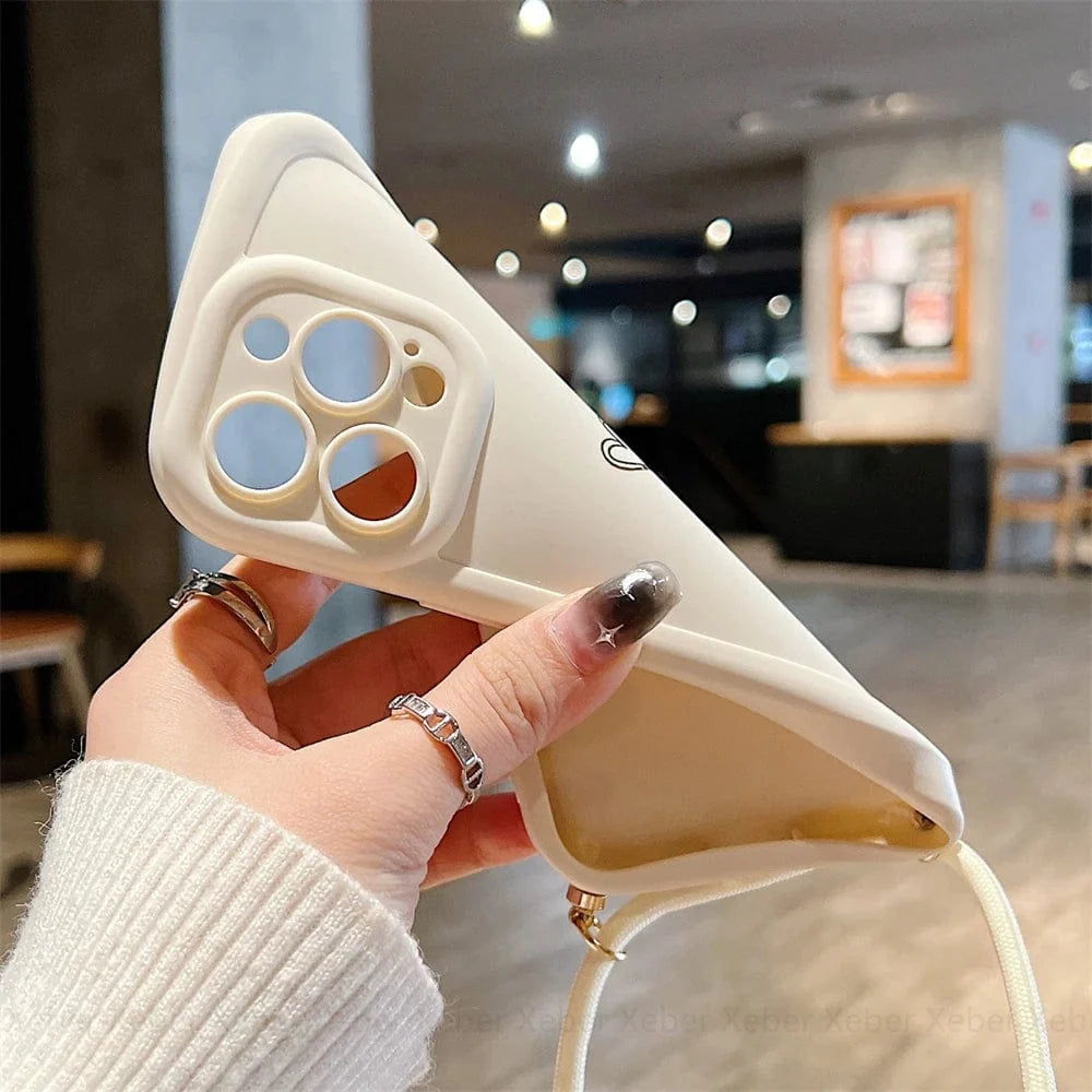 HeartLink Crossbody iPhone Case Vogueen