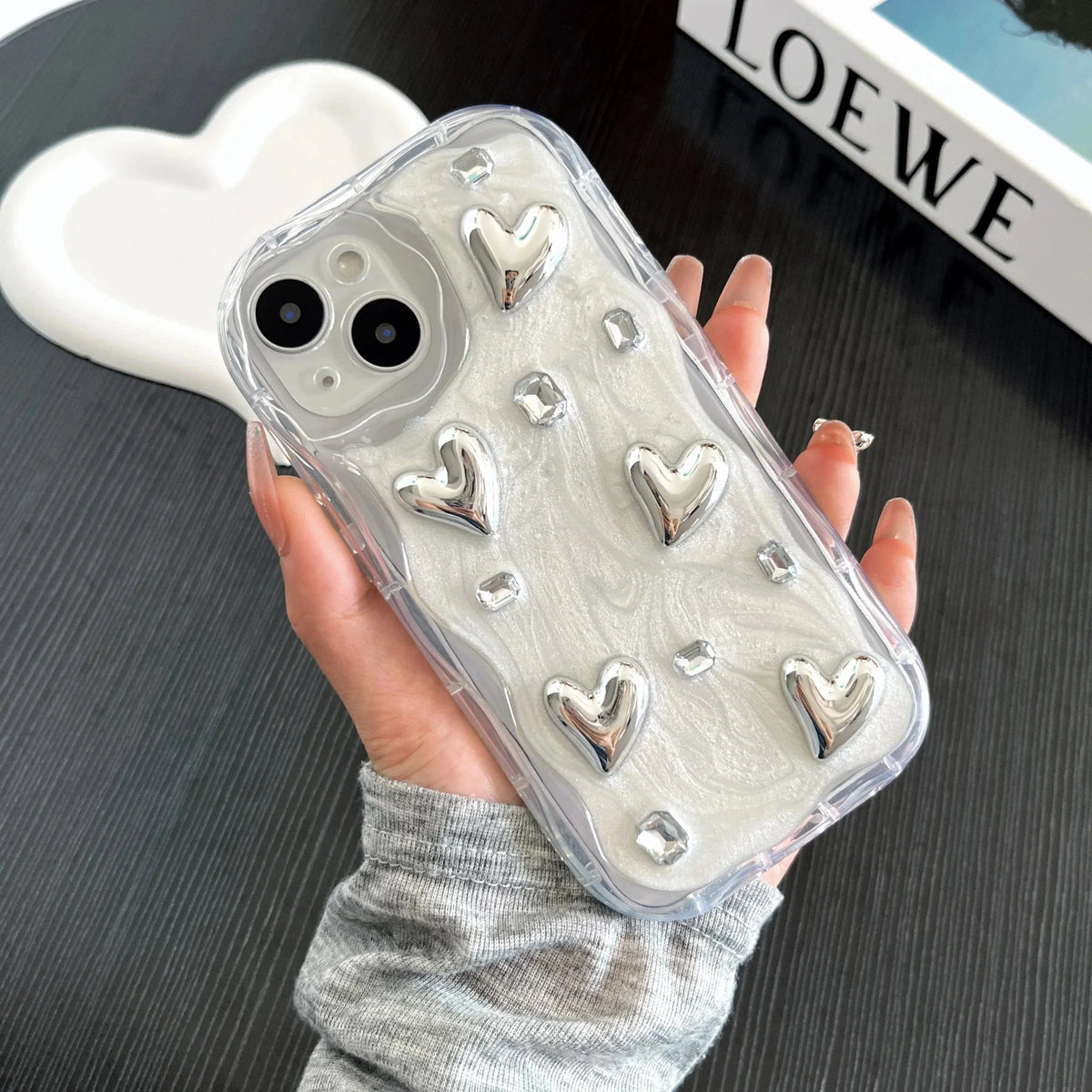3D Silicone Love Bow iPhone Case Vogueen