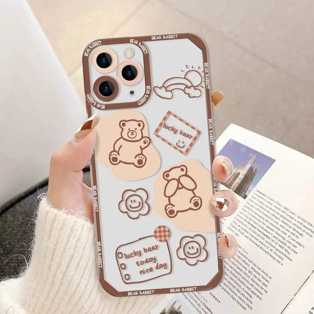 Cartoon Panda Full Body Protective iPhone Case Apple