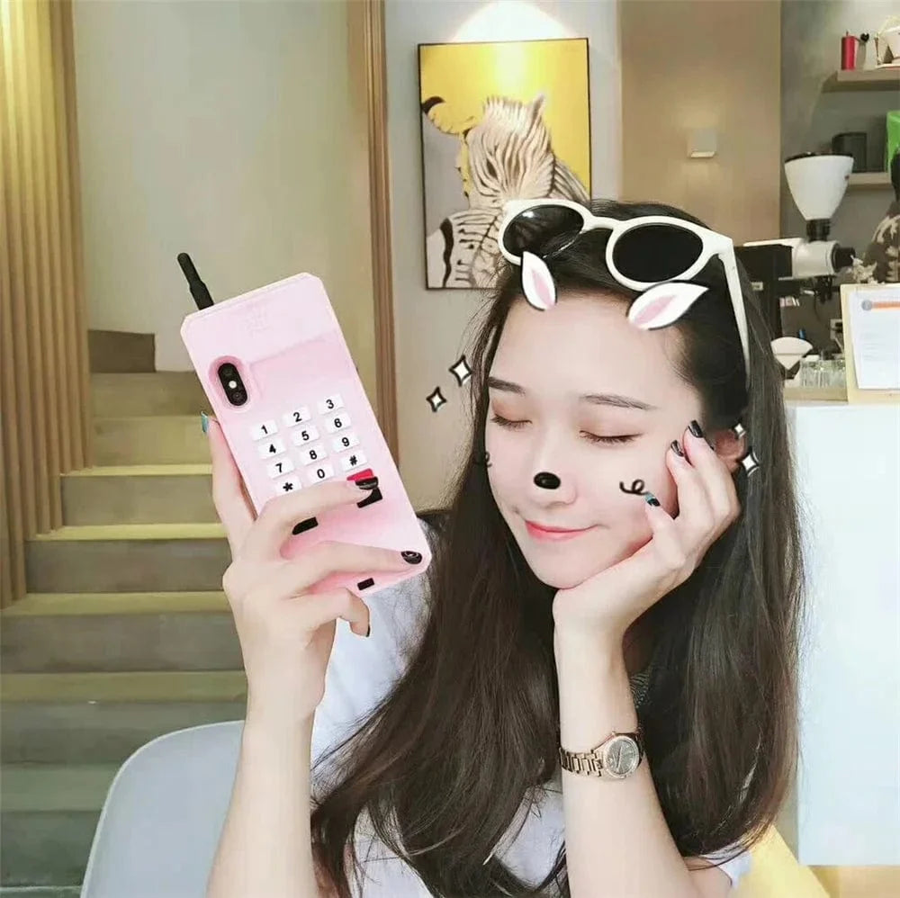 3D Cartoon TPU Silicone Mobile Phone iPhone Case