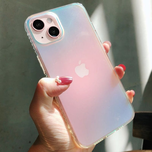 Luxury Rainbow Laser Aurora TPU Protective iPhone Case