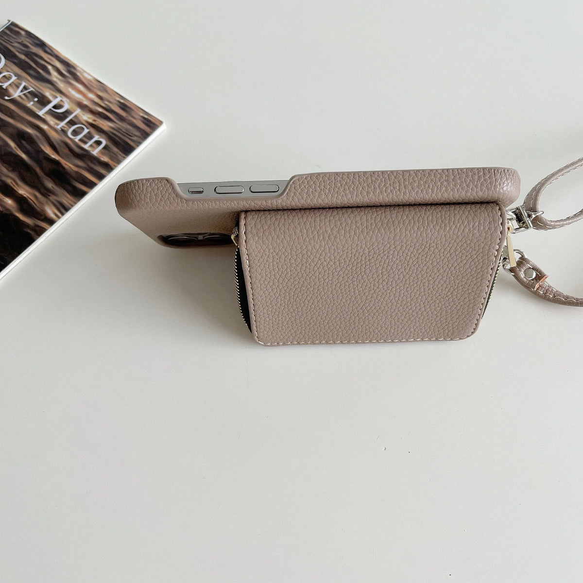 Luxury Leather Crossbody Wallet iPhone Case Vogueen